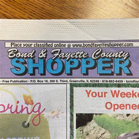 bond and fayette county shopper facebook.